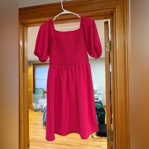 Chic Pink Women's Casual Dress